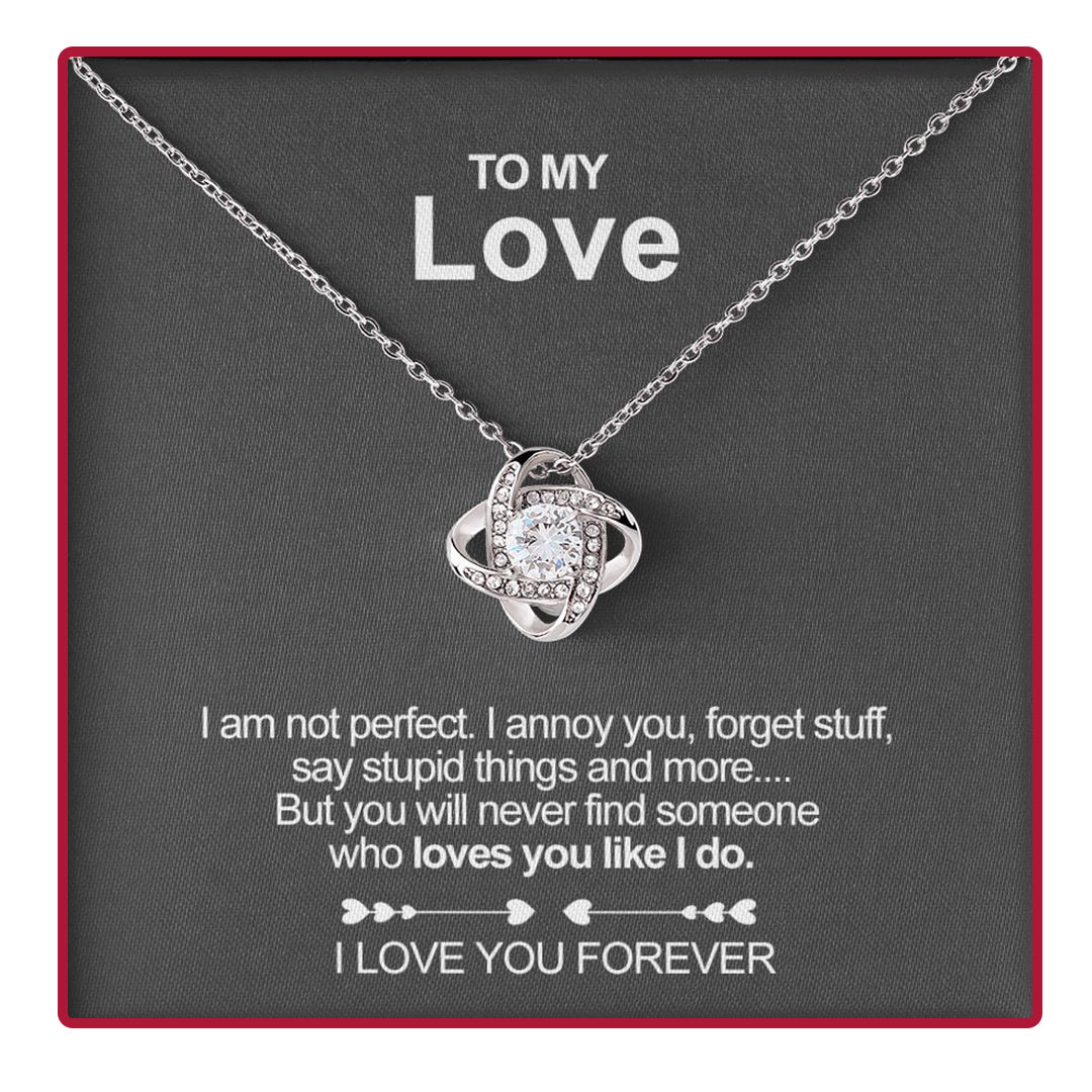 Eternal Rose Sterling Silver Necklace