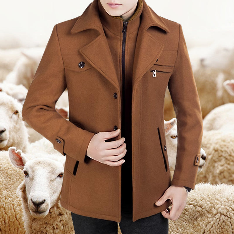 Everyday Classic Wool Trench Coat