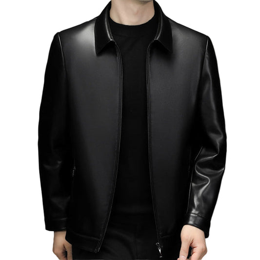Rugged Urban Rider Leather Jacket