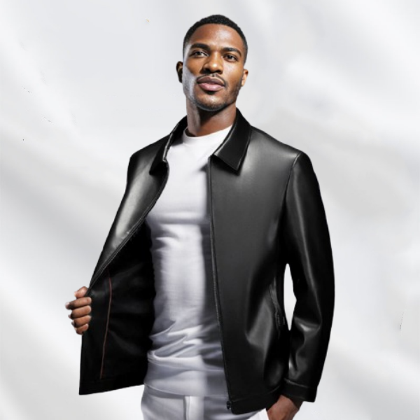 Rugged Urban Rider Leather Jacket