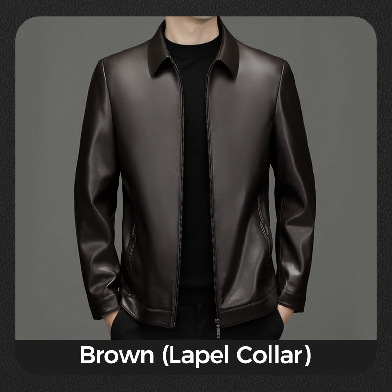 Rugged Urban Rider Leather Jacket