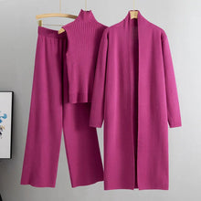 Load image into Gallery viewer, 3-Piece Set - Autumn Sleeveless Vest &amp; Cardigan &amp; Trousers
