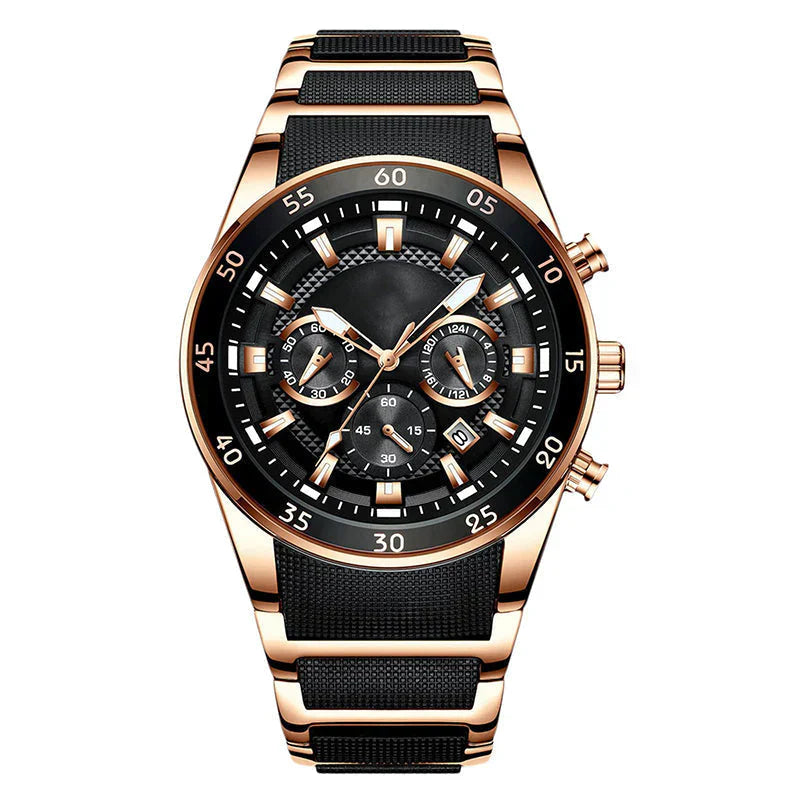 Men's Waterproof Multifunctional Quartz Watch ( Two Year Warranty)