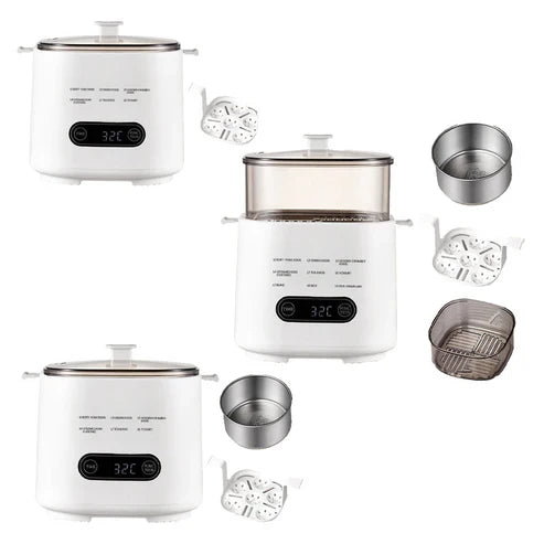 Mini Multi-Functional Egg Cooker Set with Smart Touch Panel