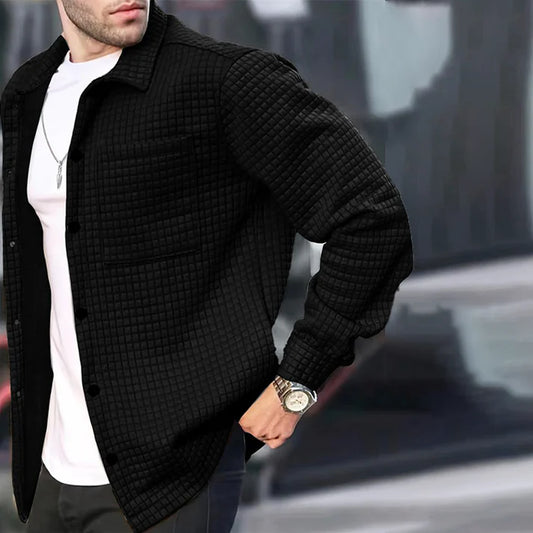 Fashion Solid-Color Jacket -👍Classic Style, Everyday Comfort!👔