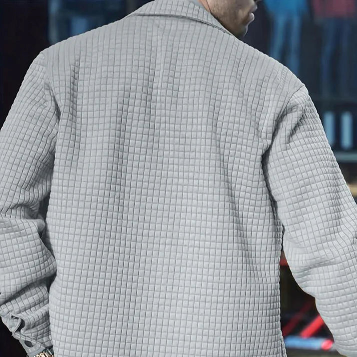 Fashion Solid-Color Jacket -👍Classic Style, Everyday Comfort!👔