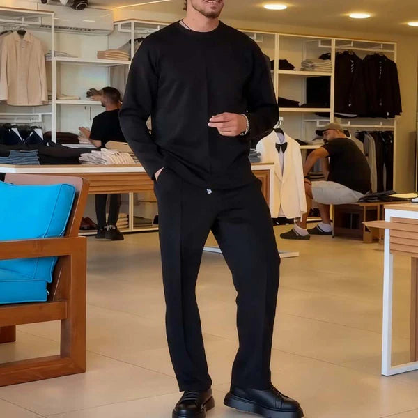 Men's Casual Autumn Stretch 2-Piece Set