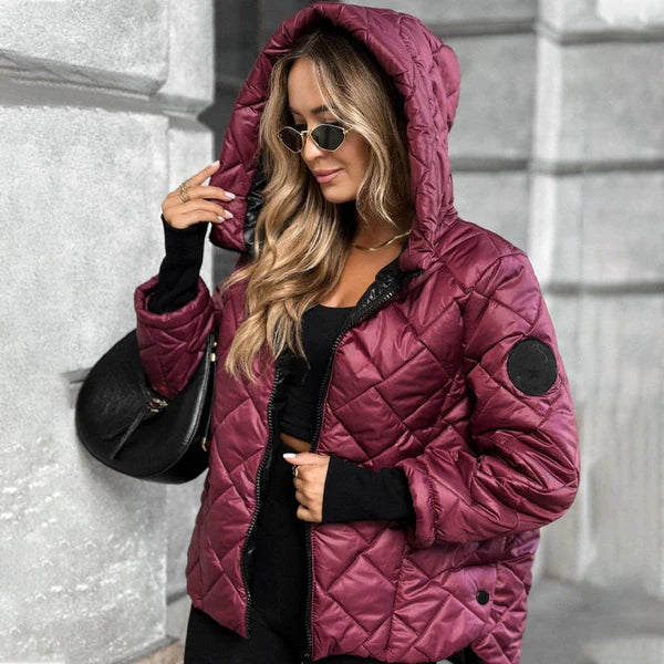 🔥Warm and casual cotton hooded jacket for women