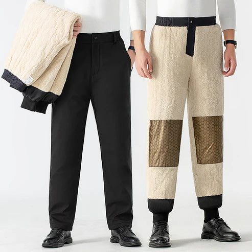 Limited-time 50% off⏰Men’s Cozy Thermal Pants With Graphene Knee Pads